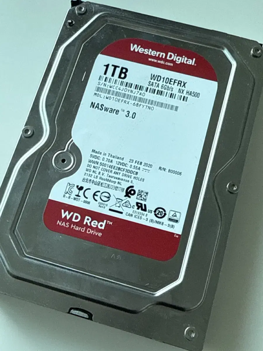 WD Red 1TB NAS 하드디스크